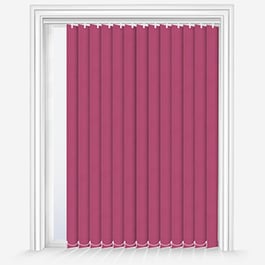 Touched by Design Deluxe Plain Hot Pink Vertical Blind