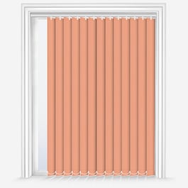 Touched by Design Deluxe Plain Papaya Vertical Blind
