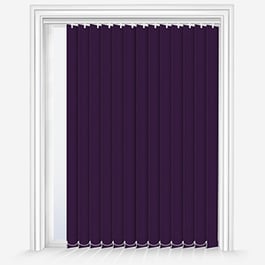 Touched by Design Deluxe Plain Purple Vertical Blind