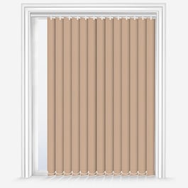 Touched by Design Deluxe Plain Sand Vertical Blind