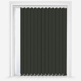 Touched by Design Deluxe Plain Shadow Grey Vertical Blind