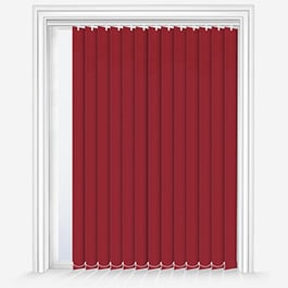 Touched by Design Supreme Blackout Red Vertical Blind