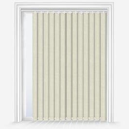 Touched By Design Voga Blackout Cream Textured Vertical Blind