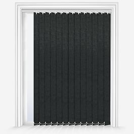 Touched By Design Voga Blackout Slate Grey Textured Vertical Blind