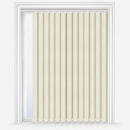 Touched By Design Voga Cream Textured Vertical Blind