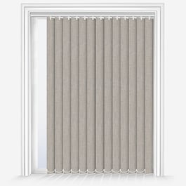 Touched By Design Voga Dove Grey Textured Vertical Blind