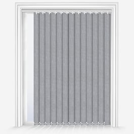 Touched By Design Voga Smoke Grey Textured Vertical Blind