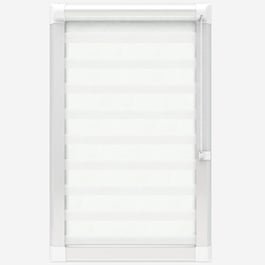 Touched by Design Classic Pearl White Perfect Fit Day and Night Blind