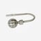 Holdback For 28mm Allure Classic Stainless Steel Effect Ribbed Ball pole_accessory
