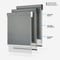 Leniro Blackout Dove Grey & Grey double_roller