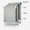 Leniro Blackout Pebble Grey & SunVue Dove Grey double_roller