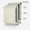 Optima Blackout White & Natural double_roller