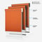 Spectrum Blackout Burnt Orange & White double_roller
