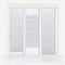 ThermoCell Blackout White stickfit_pleated