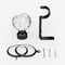 28mm Allure Classic Black Nickel Crystal pole