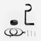 28mm Allure Classic Black Nickel Stud pole