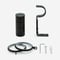 28mm Allure Classic Matt Black Barrel Bay Window pole