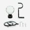 28mm Allure Classic Matt Black Crystal Ball Bay Window pole
