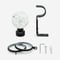 28mm Allure Classic Matt Black Glass Bubbles Bay Window pole