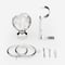 28mm Allure Classic Polished Chrome Crystal pole