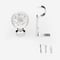 28mm Allure Classic Polished Chrome Glass Bubbles Eyelet pole