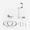 28mm Allure Classic Polished Chrome Stud Bay Window pole