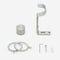 28mm Allure Classic Stainless Steel End Cap Bay Window pole