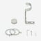 28mm Allure Classic Stainless Steel Stud Bay Window pole