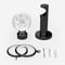 28mm Allure Signature Black Nickel Glass Bubbles pole