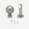 28mm Allure Signature Brushed Steel Lined Ball Eyelet pole
