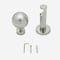 28mm Allure Signature Stainless Steel Ribbed Ball Eyelet pole