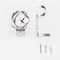 35mm Allure Classic Polished Chrome Cage Finial Eyelet pole