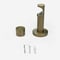 28mm Signature Antique Brass & Aged Oak End Cap Eyelet pole