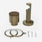 28mm Signature Antique Brass & Walnut Drum pole