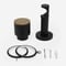 28mm Signature Matt Black & Aged Oak Drum pole