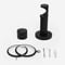 28mm Signature Matt Black & Aged Oak End Cap pole