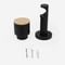 28mm Signature Matt Black & Natural Oak Drum Eyelet pole