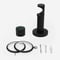 28mm Signature Matt Black & Natural Oak End Cap pole