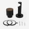 28mm Signature Matt Black & Walnut Drum pole