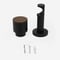 28mm Signature Matt Black & Walnut Drum Eyelet pole