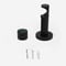 28mm Signature Matt Black & White Ash End Cap Eyelet pole