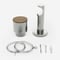 28mm Signature Stainless Steel & Aged Oak Drum pole