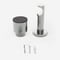 28mm Signature Stainless Steel & Smoke Grey Drum Eyelet pole
