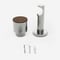 28mm Signature Stainless Steel & Walnut Drum Eyelet pole