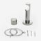 28mm Signature Stainless Steel & Walnut End Cap pole