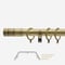 28mm Allure Classic Antique Brass Barrel Bay Window pole