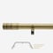 28mm Allure Classic Antique Brass Barrel Eyelet Bay Window pole