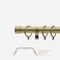 28mm Allure Classic Antique Brass End Cap Bay Window pole
