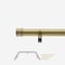 28mm Allure Classic Antique Brass End Cap Eyelet Bay Window pole