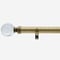 28mm Allure Classic Antique Brass Glass Bubbles Eyelet pole